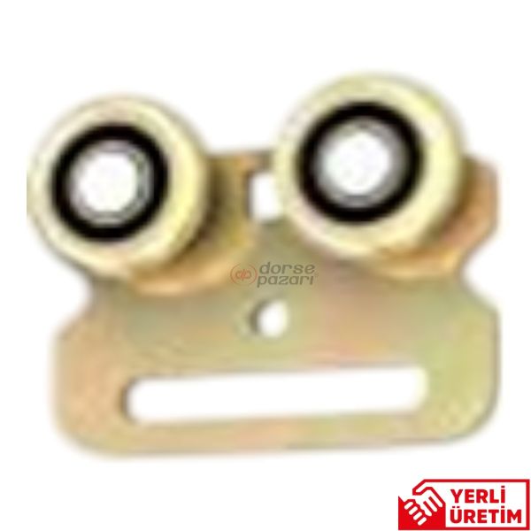 KOLON GEÇMELİ METAL TEKERLEKLİ MAKARA