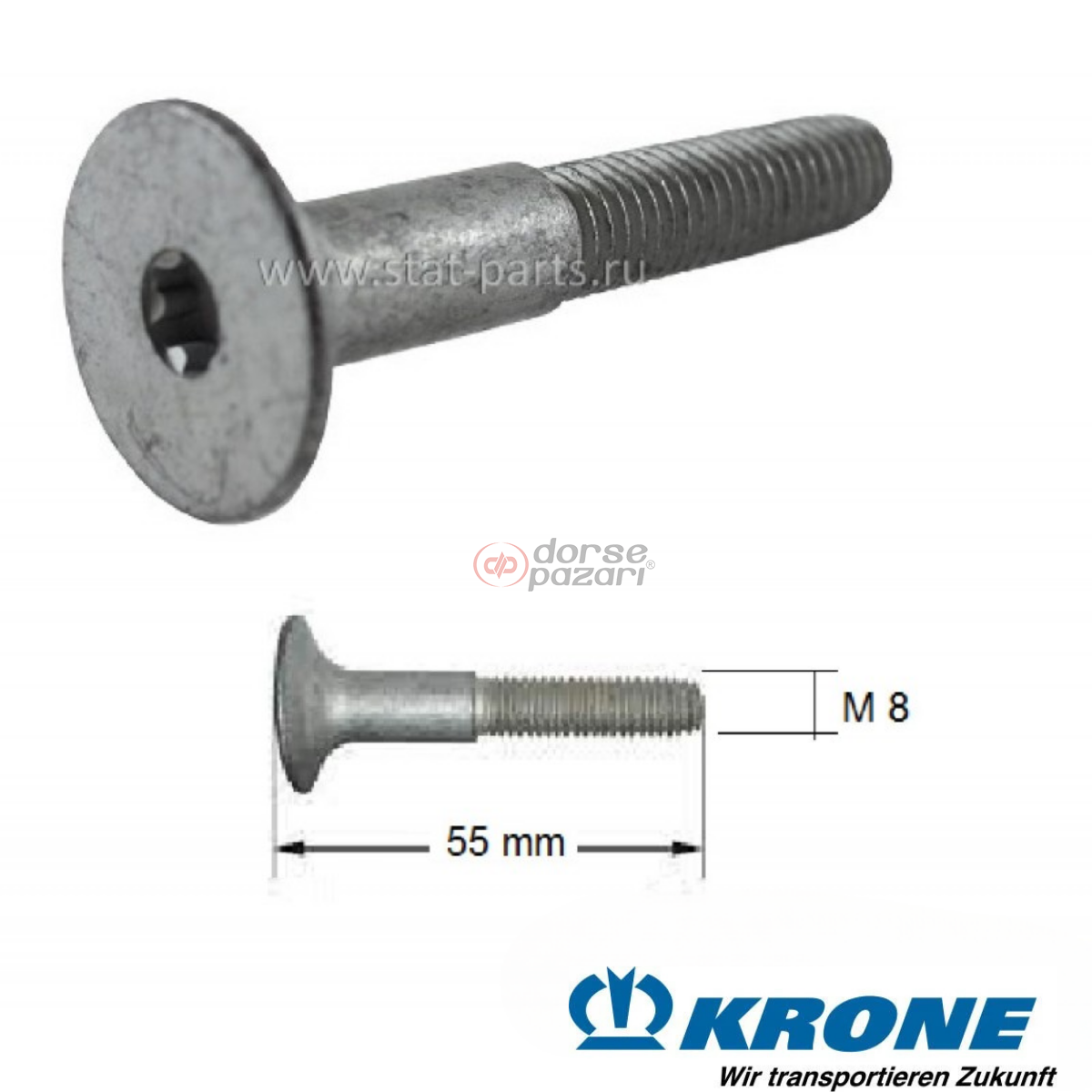 KRONE TABAN VİDASI 505816715