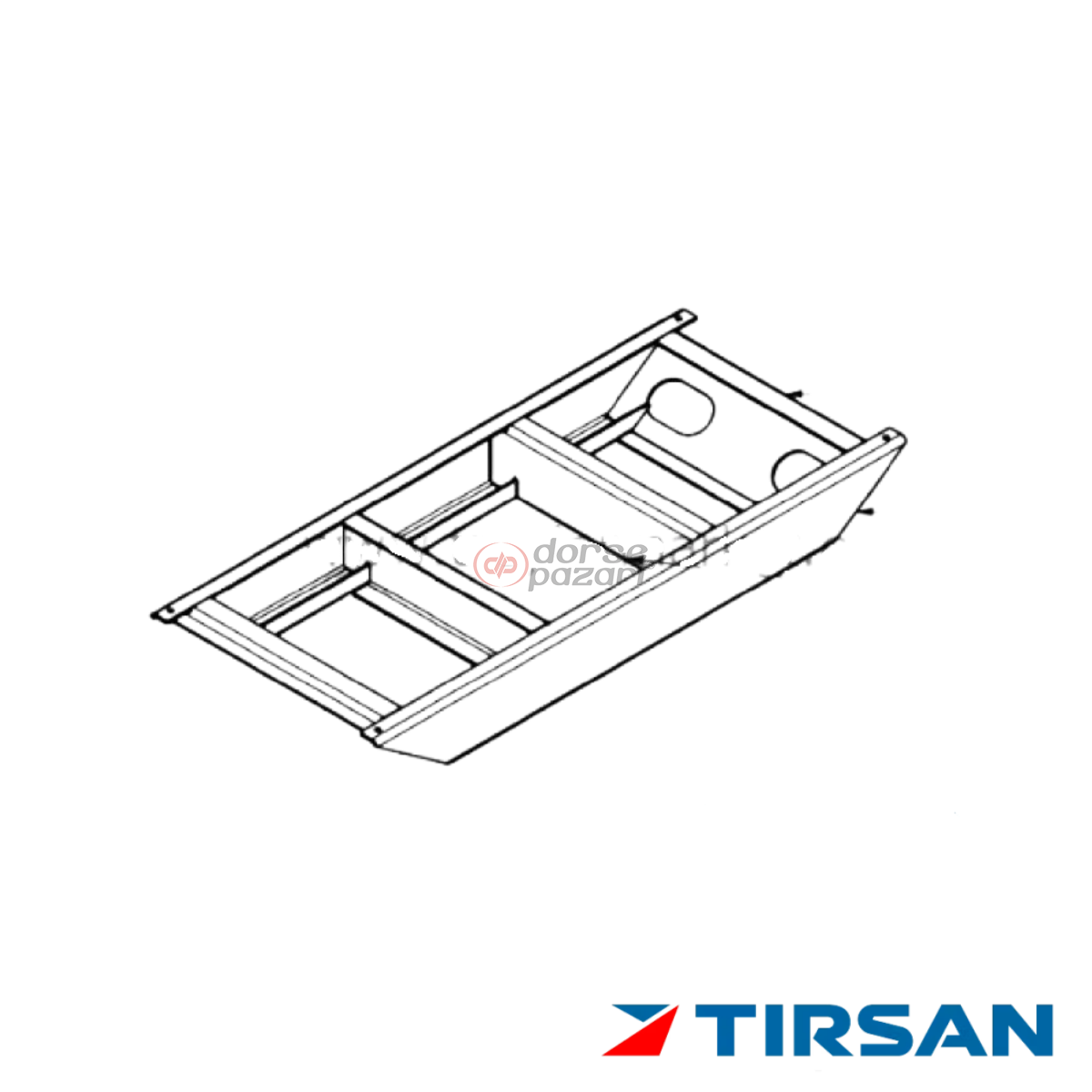 TIRSAN RULO HAVUZ TIR TABAN ALÜMİNYUM KARKAS KG 00874