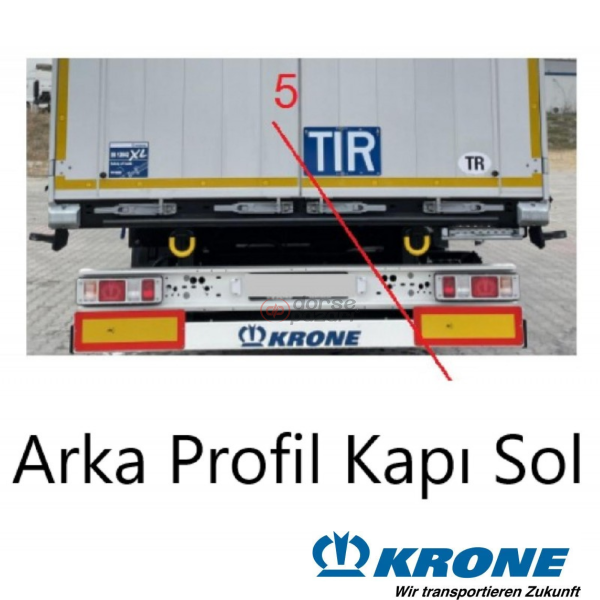 KRONE ARKA KAPI PROFİL SOL İÇ 3174 MM