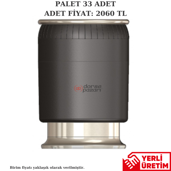 813 BPW TİPİ SÜSPANSİYON DORSE KÖRÜK KOMPLE METALLİ E10.813.C. 33 ADETM1 PALET