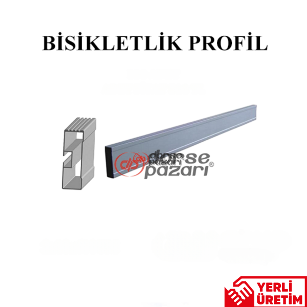 ALÜMİNYUM BİSİKLETLİK 6 METRE 100 ADET. ADET 820 TL
