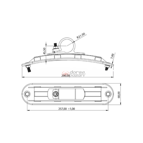 ÇAMURLUK KELEPÇESİ PLASTİK 42 MM 1140003