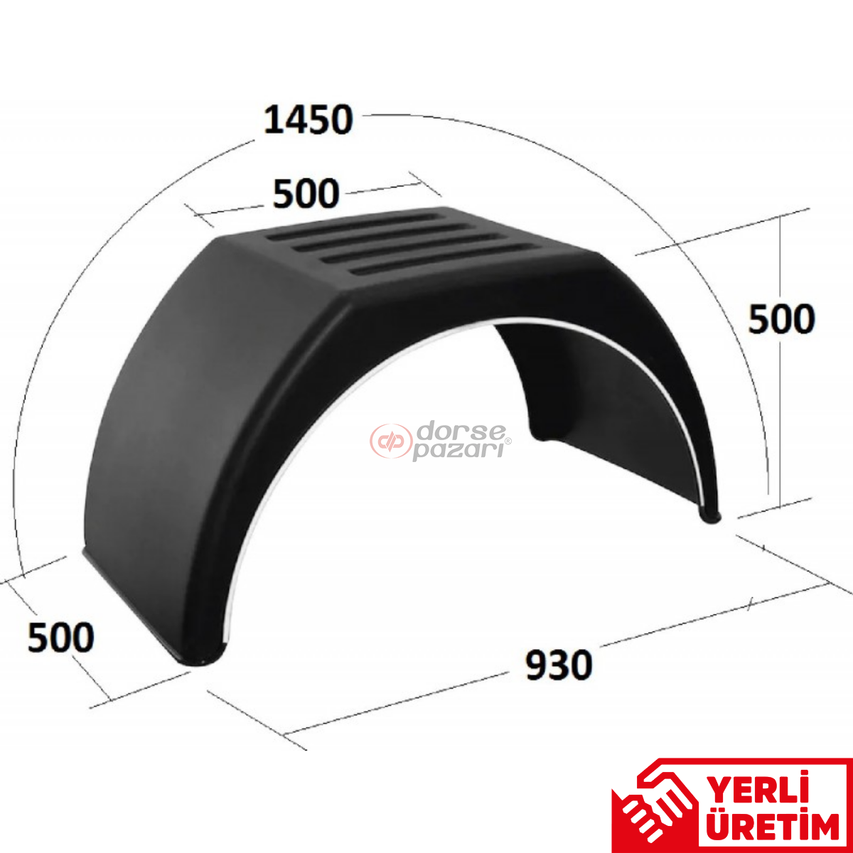 ÇAMURLUK ISUZU IVECO ÇİFT TEKER ÜSTÜ DÜZ ŞERİTLİ 50X145-TR90.9023