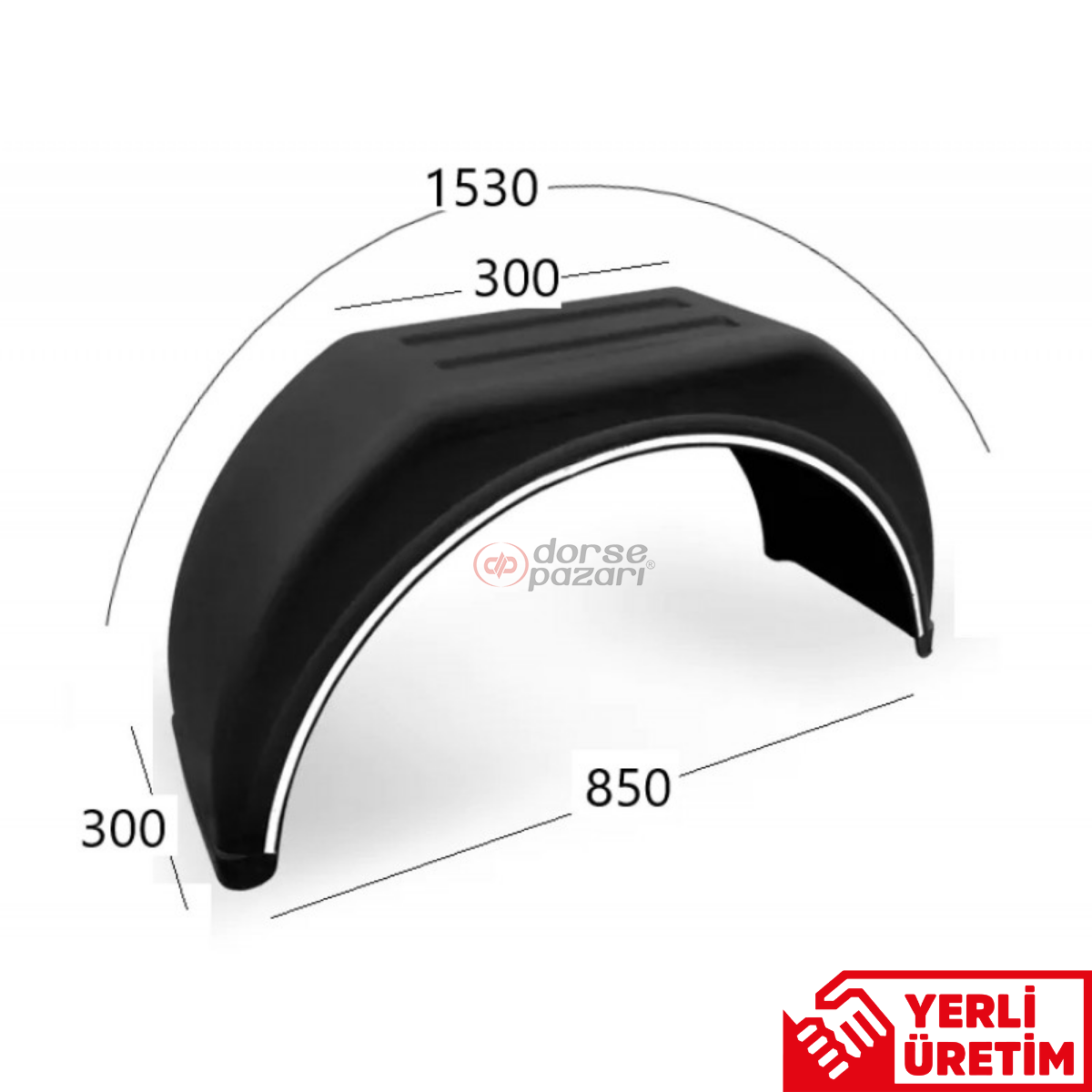 ÇAMURLUK ISUZU IVECO TEK TEKER ÜSTÜ DÜZ ŞERİTLİ 30X153-TR90.9024