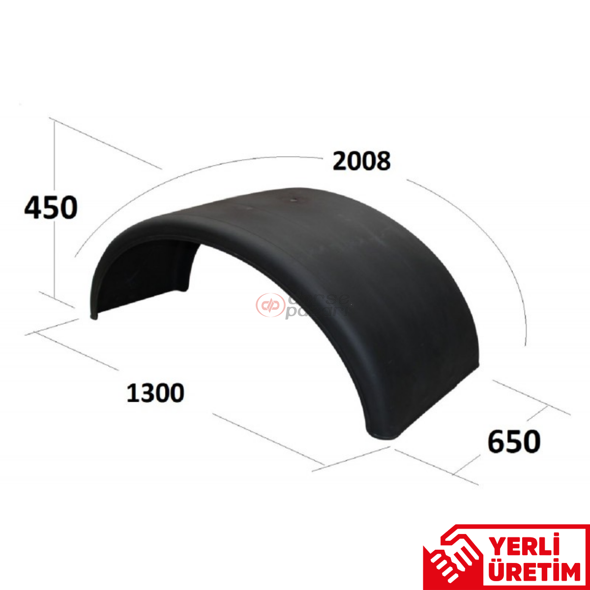 DORSE ÇİFT TEKER ÇAMURLUK 65X208-TR90.9085