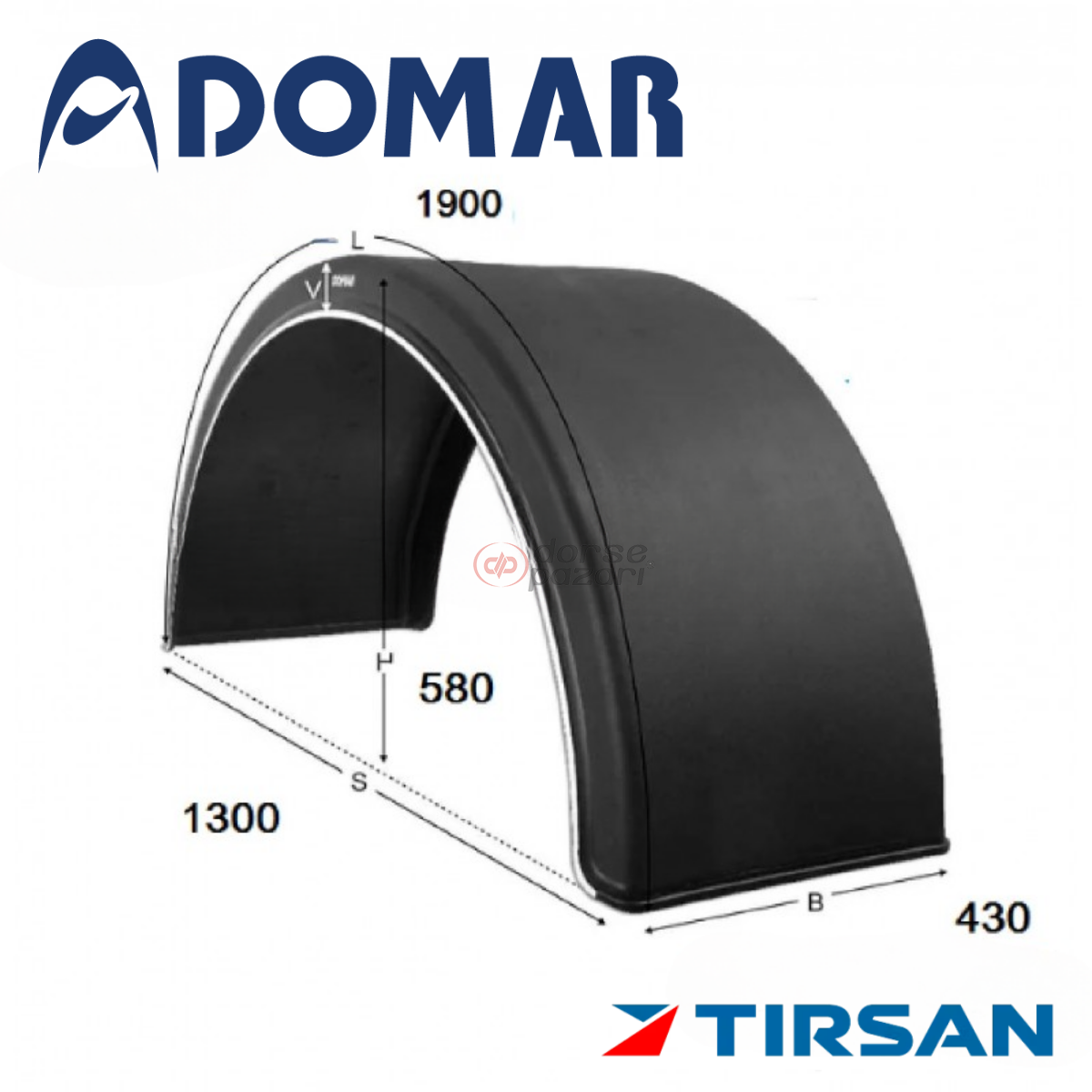 TIRSAN DOMAR ÇAMURLUK YARIM DK 1675 CA 00123