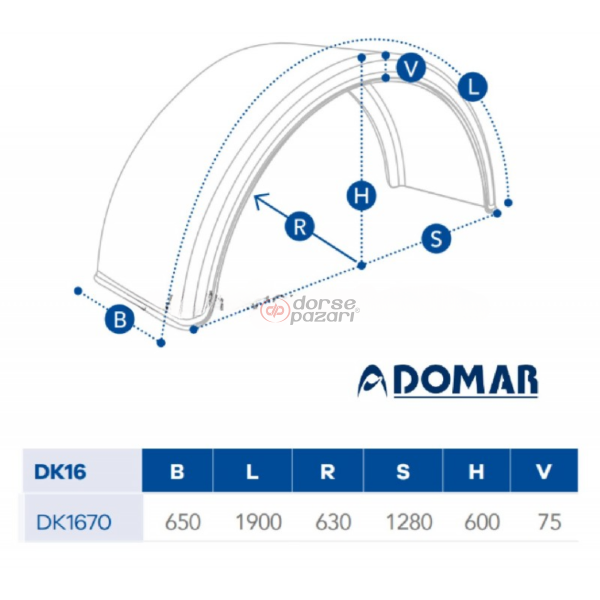 TIRSAN DOMAR DORSE ÇAMURLUK YARIM CA 00094