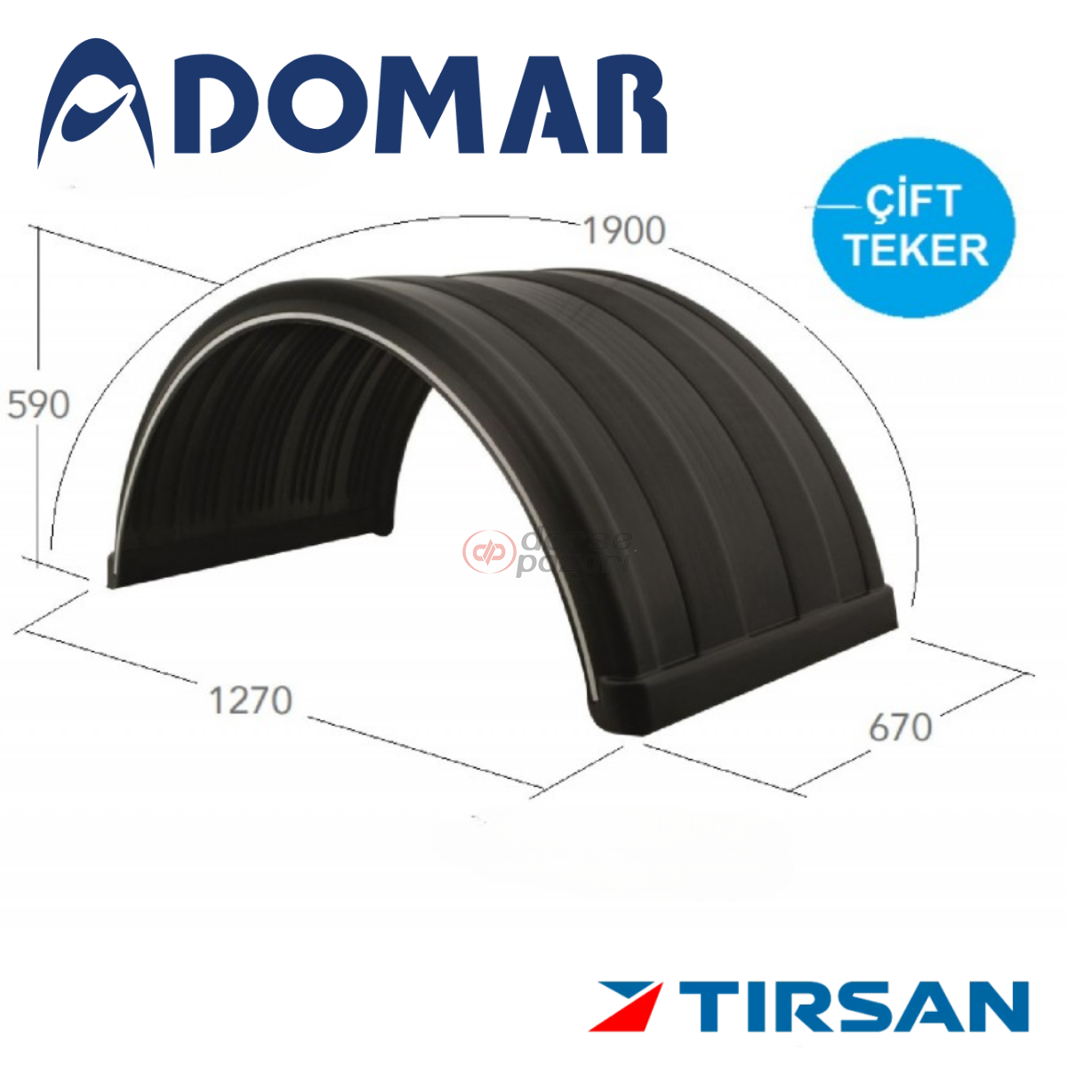 TIRSAN DOMAR DORSE ÇAMURLUK YARIM DK 1685 CA 00269