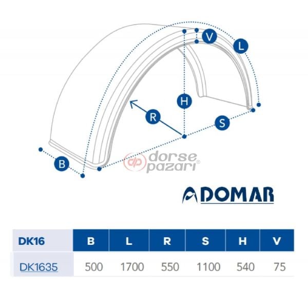TIRSAN DOMAR DORSE ÇAMURLUK YARIM CA 00092