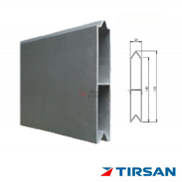 TIRSAN ALÜMİNYUM TAHTALIK PROFİL 330 CM TIRSA PR 02639