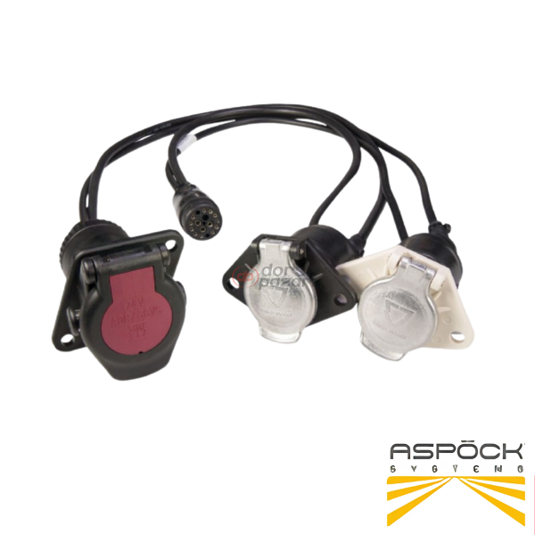 ASPÖCK RÖMORK ÖN FİŞ N+S ARD 15 PİNLİ SOKET