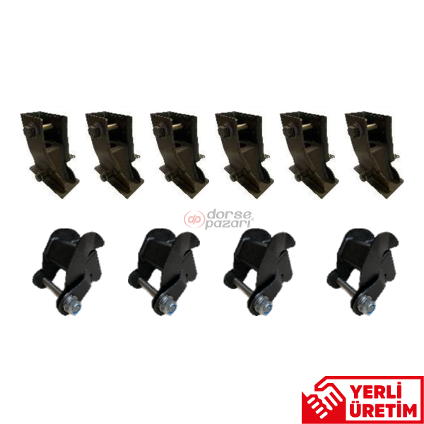 10'LU Z MAKAS KULAK SET  6MM 27CM TABANLI  ÇİFT KALDIRMA
