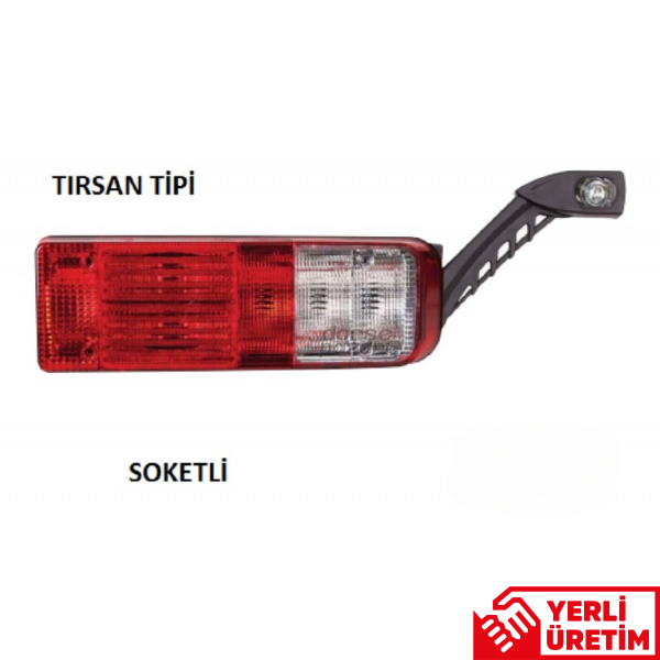 TIRSAN TİPİ BOUNUZLU STOP LAMBA SAĞ SOKETLİ