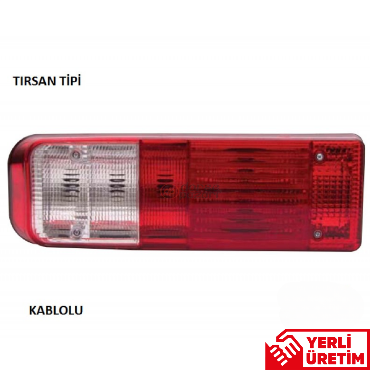 TIRSAN TİPİ STOP LAMBA KABLOLU SOL R 1032 LK
