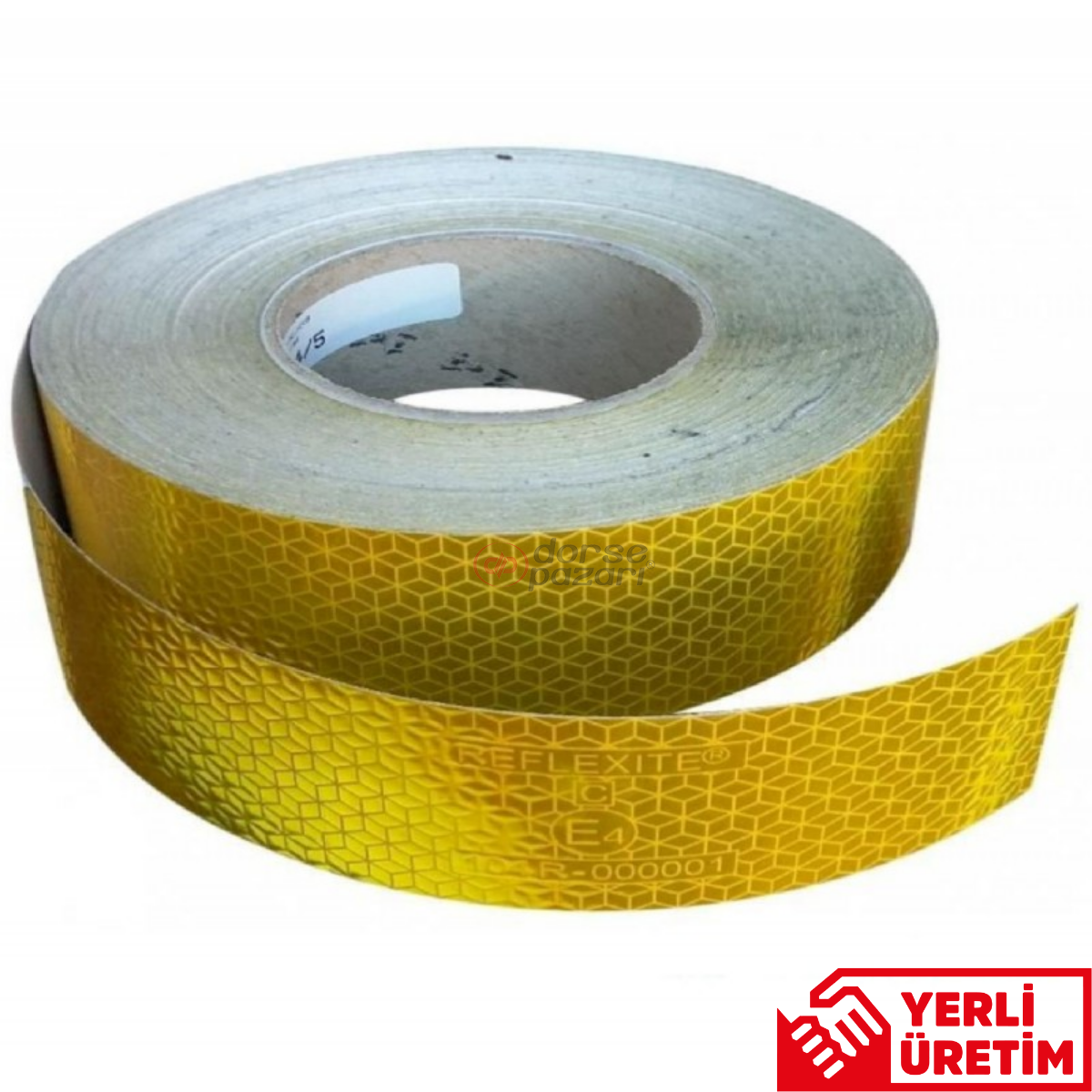 AVVERY ŞERIT REFLEKTÖR 50 METRE LOGOSUZ SARI