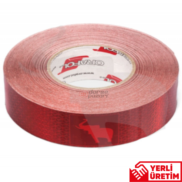 SCHMITZ KIRMIZI ŞERIT REFLEKTÖR LOGOLU 50 METRE