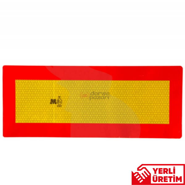 DİKDÖRTGEN REFLEKTÖR E37 İŞARET LEVHASI 57X20