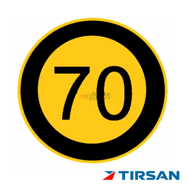 TIRSAN KASSBOHRER 70 HIZ ETIKETI