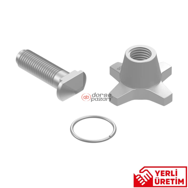 KONTEYNER KİLİDİ MİL-SOMUN 52 MM