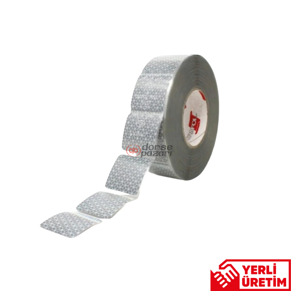 TIRSAN ŞERIT KESIK REFLEKTÖR BEYAZ 50 M