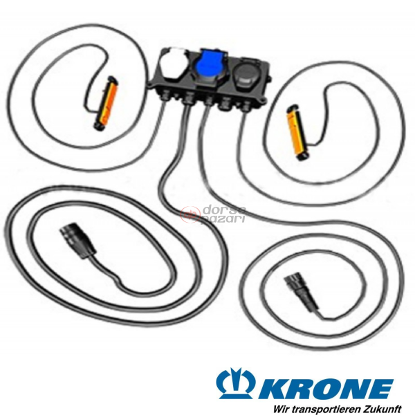 KRONE 1X15 KUTUPLU + 2X7 KUTUPLU BAĞLANTI KUTUSU