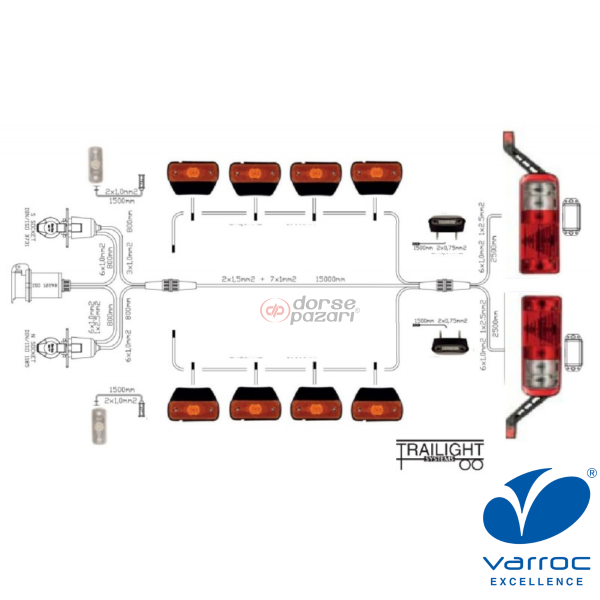 SABA TREYLER ELEKTRİK SET 1355 KARİA T804-8615