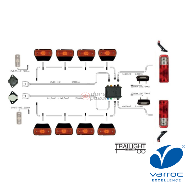 SABA TREYLER ELEKTRİK SET 1355 KARİA 8518T-8518-K2t13b5p5-F