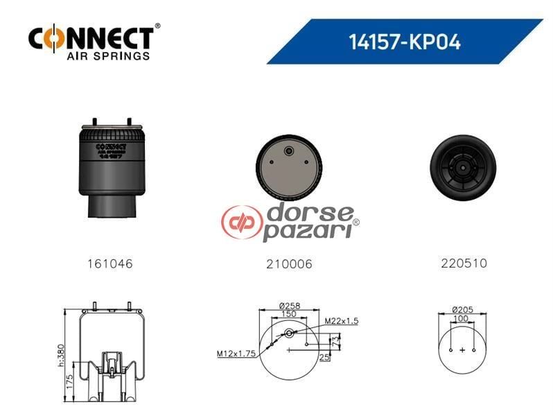 14157 KP KOMPLE PLASTİK TASLI KÖRÜK