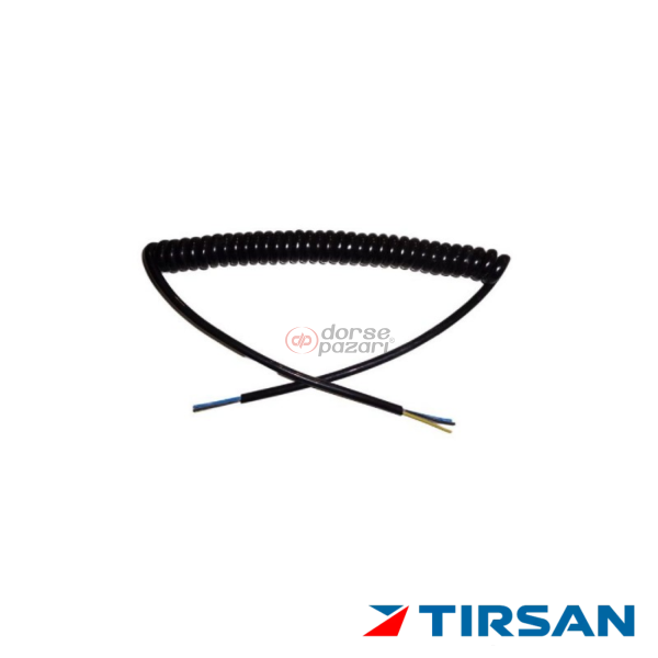 TIRSAN KABLO SPİRAL ELEKTRİK 4 PİN