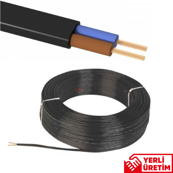 ELEKTRİK 2X1 YAN PARK KABLOSU TTR 100 M