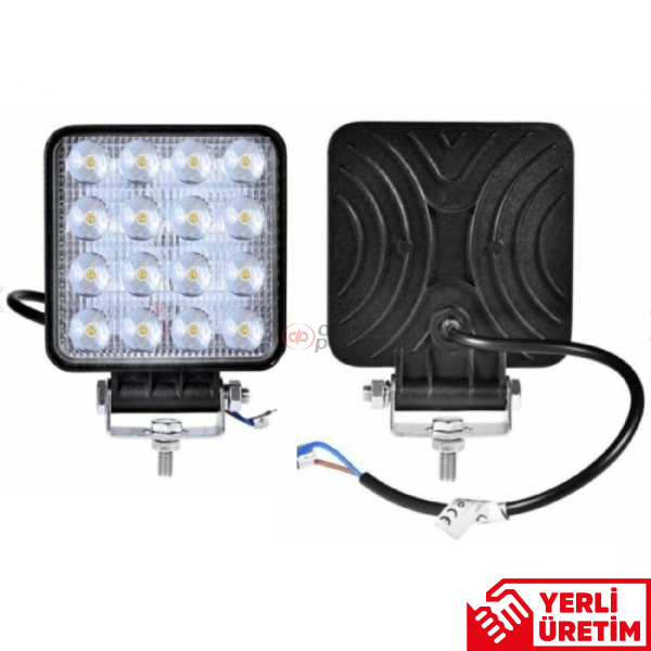 16 LED KARE SİS ÇALIŞMA LAMBASI