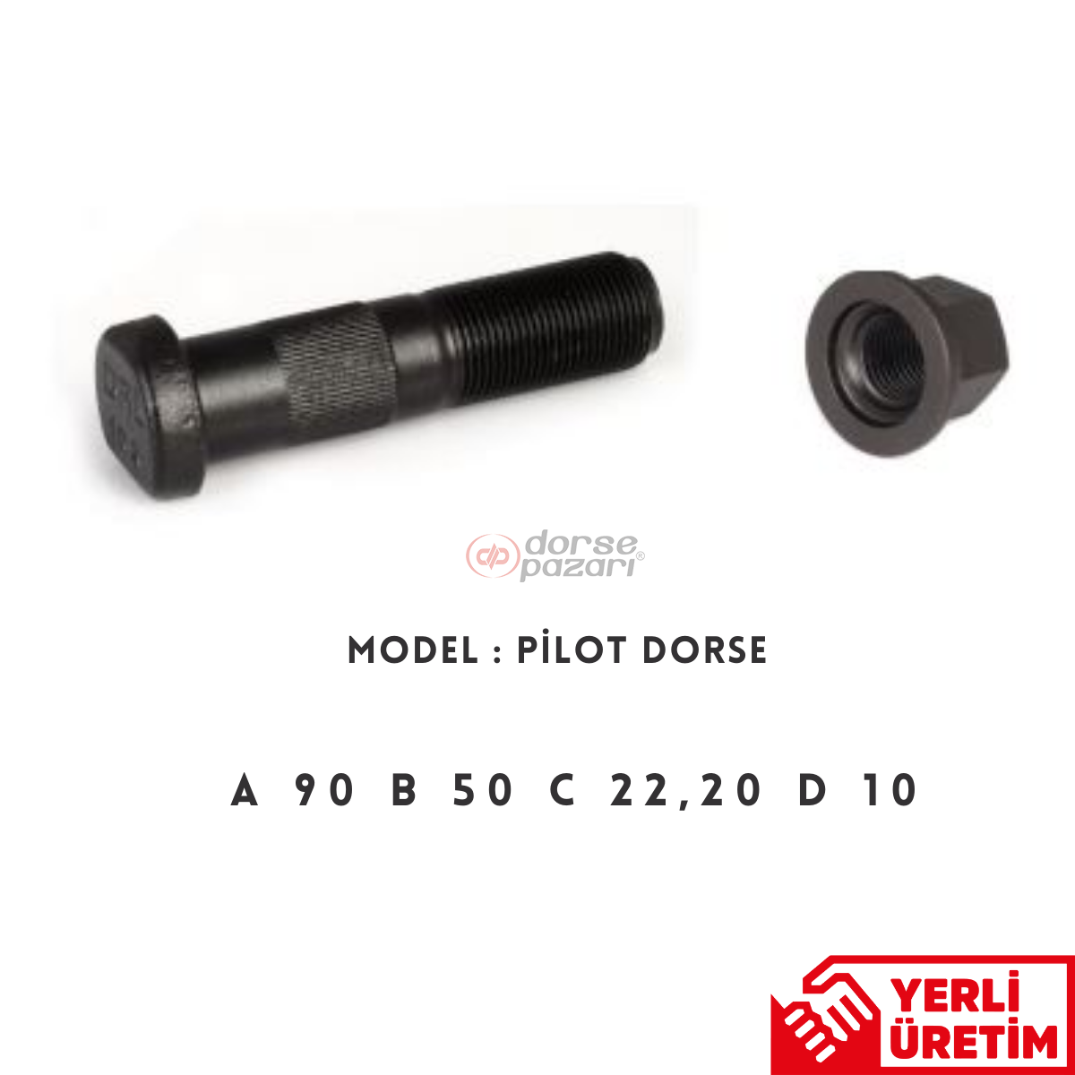 PİLOT DORSE ORTADAN FREZELİ BİJON