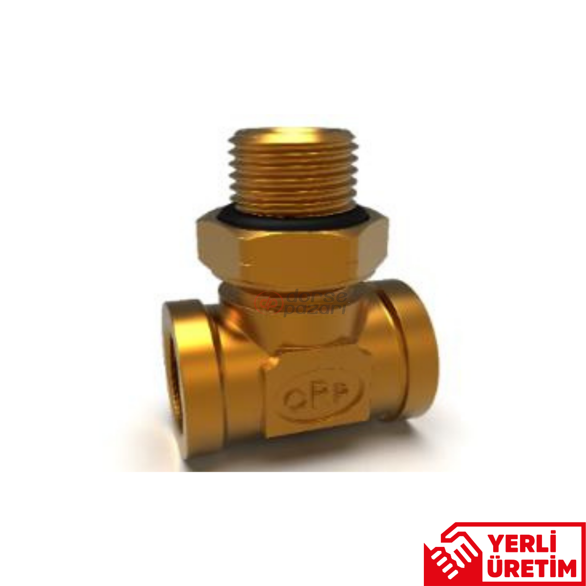 Üç Yollu “T” Orta Bacak (M22 x 1,5 - M16 x 1,5)