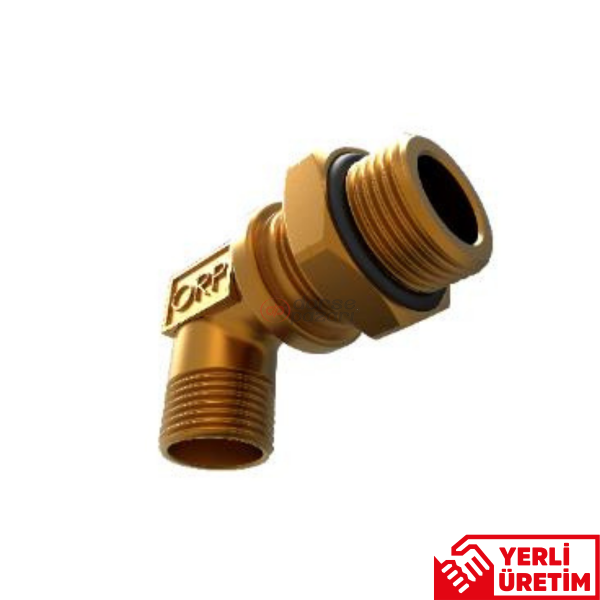 90° Konik Şasi Geçiş Dirseği (M16x1,5 - M18x1,5)