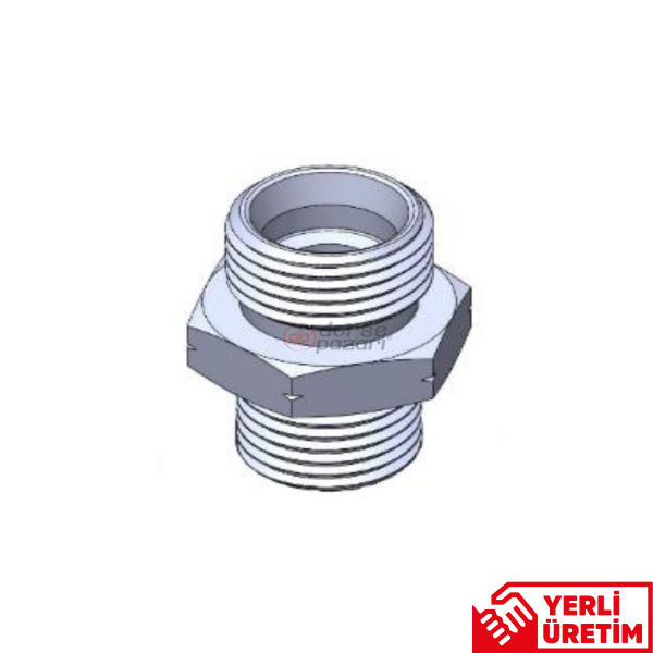 Nipel ( M16 x 1,5 - M16 x 1,5 )