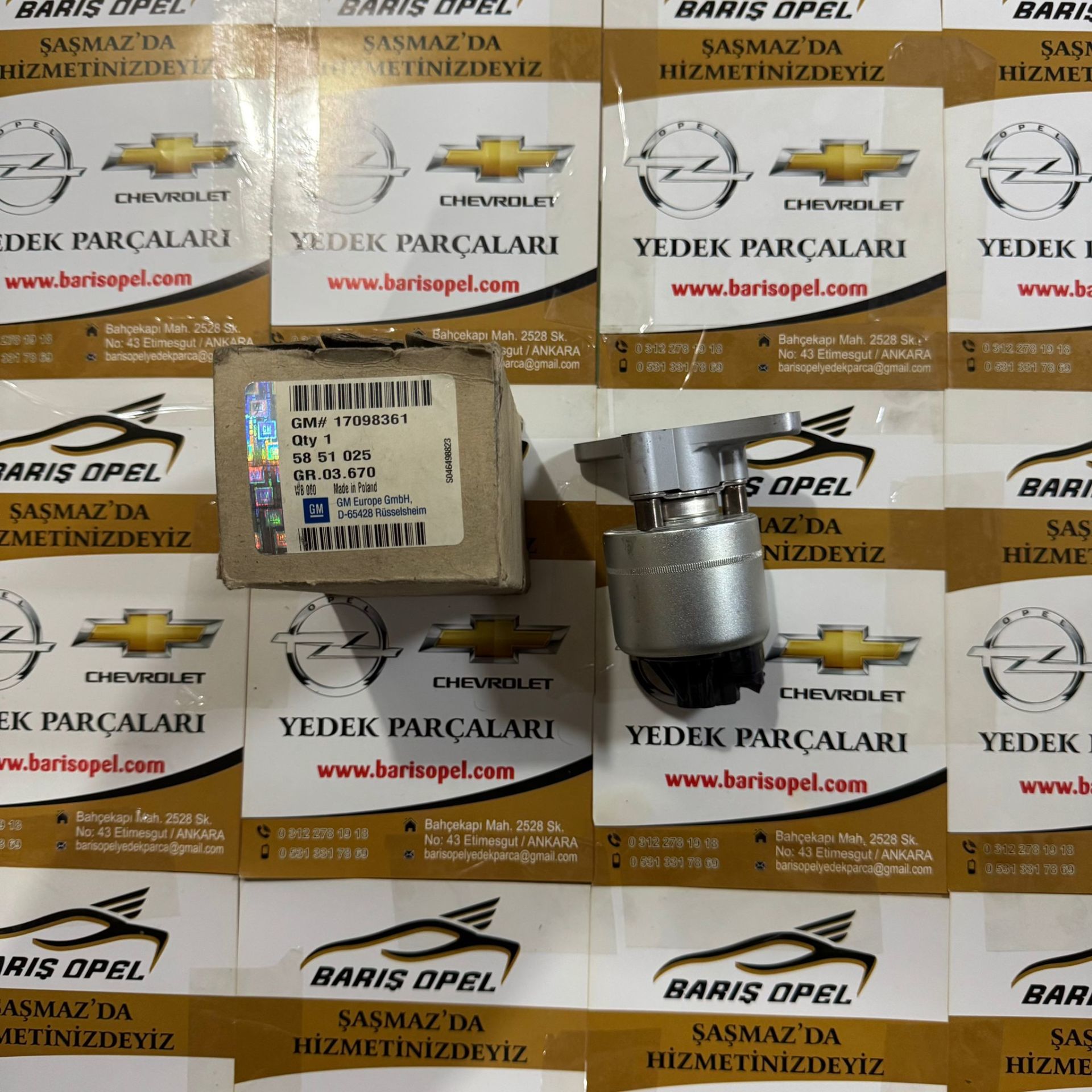 Opel ASTRA G Egr Valfi̇ X16xel Motor Gm Marka