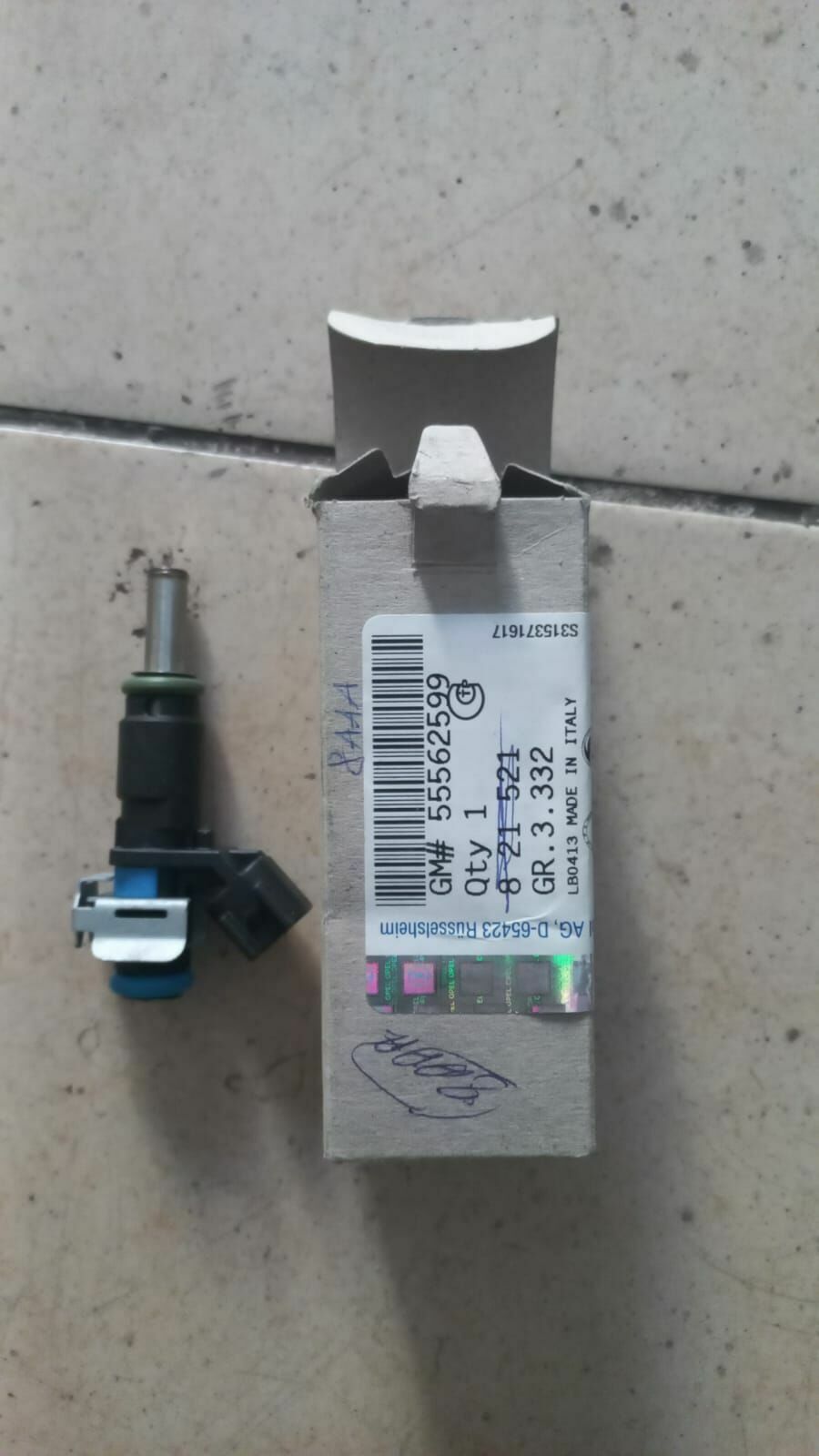 Opel Astra J Yakıt Enjektörü 16xer Motor Gm Marka
