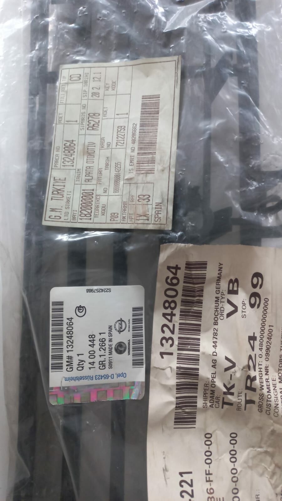 Opel Meri̇va A Ön Tampon Izgarası Opc Vxr Gm Marka