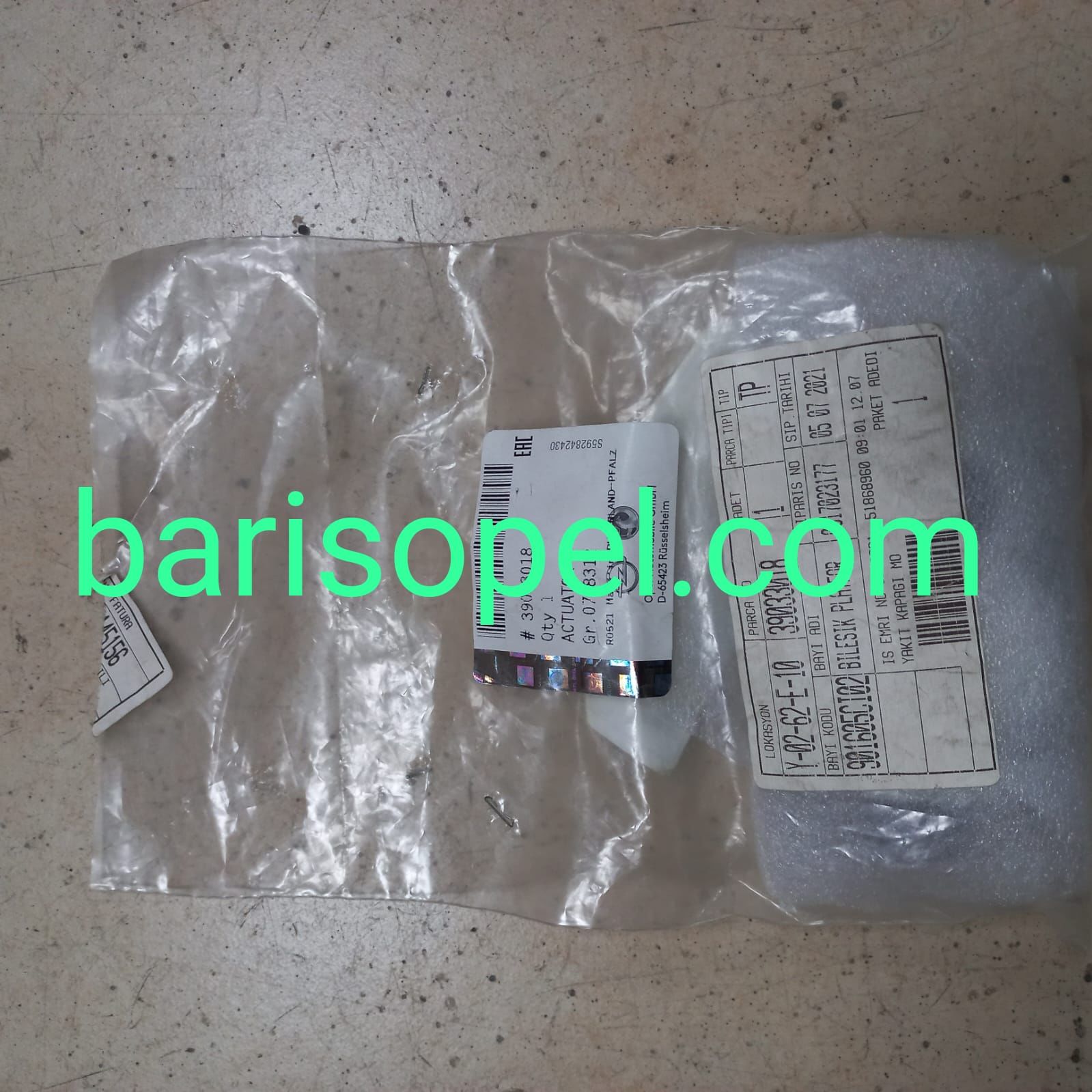 Opel Crossland X Ön Tampon Havalandırma Motoru Gm Marka