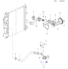 Opel Chevrolet 1.4 Xer Termostat Yan Kapak Contası Gm Marka