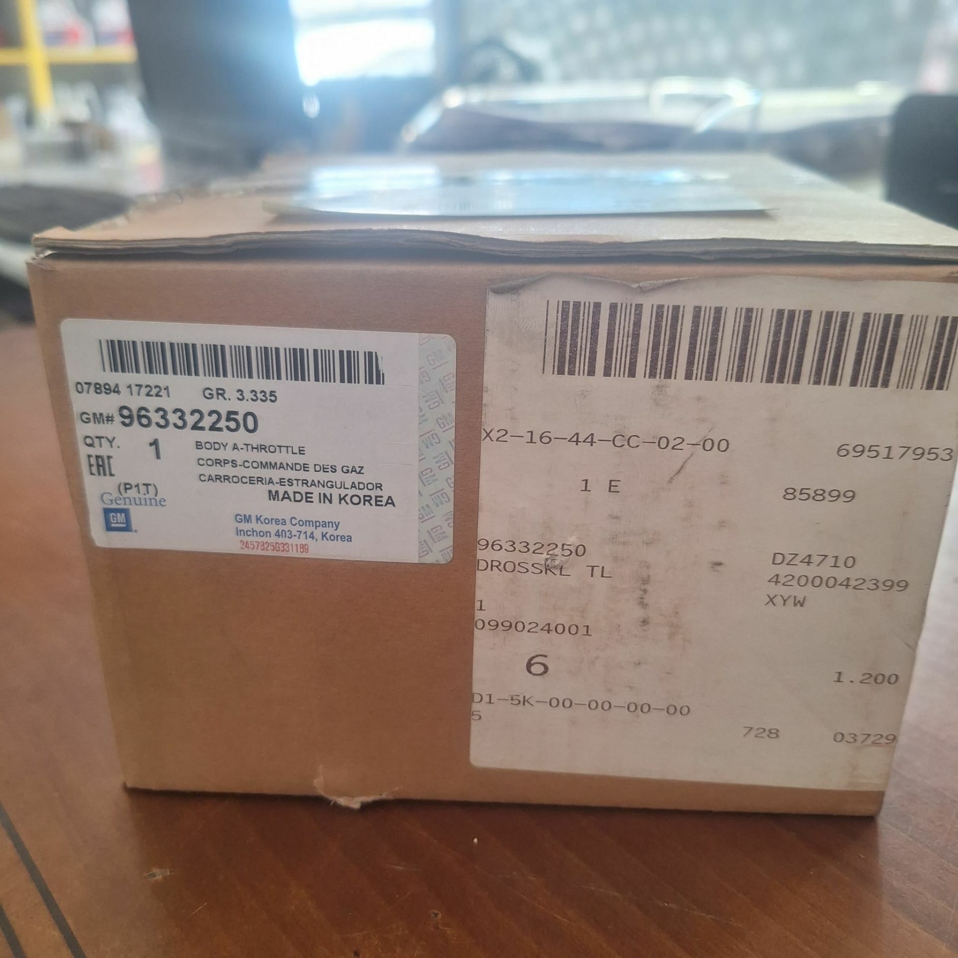Chevrolet Kalos 1.2 8 Valf Gaz Kelebek Boğazi Gm Marka