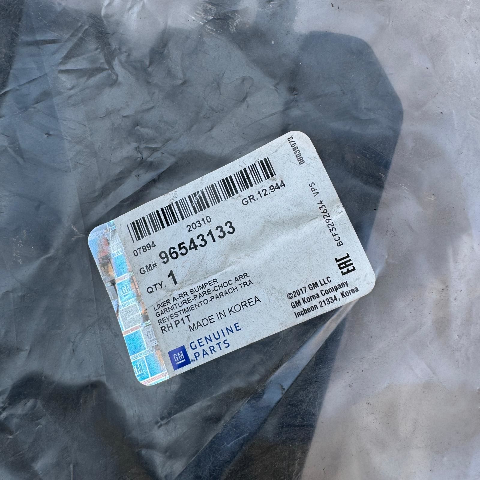 Chevrolet Kalos Arka Çamurluk Davlumbazı Sağ Gm Marka 96543133