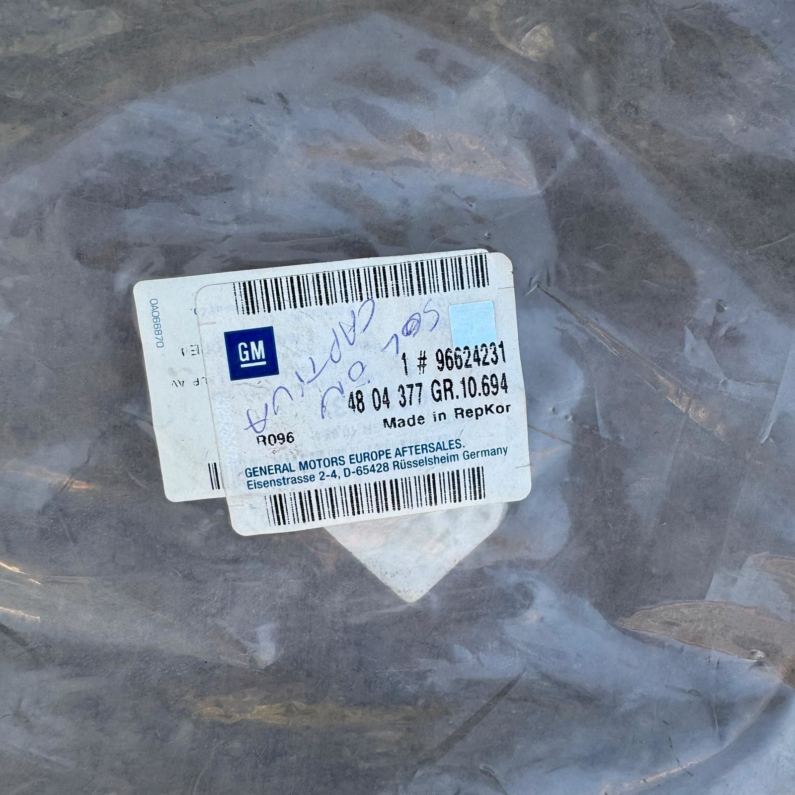 Opel Antara Sol Ön Kapı Kasa Fitili Gm Marka 96624231