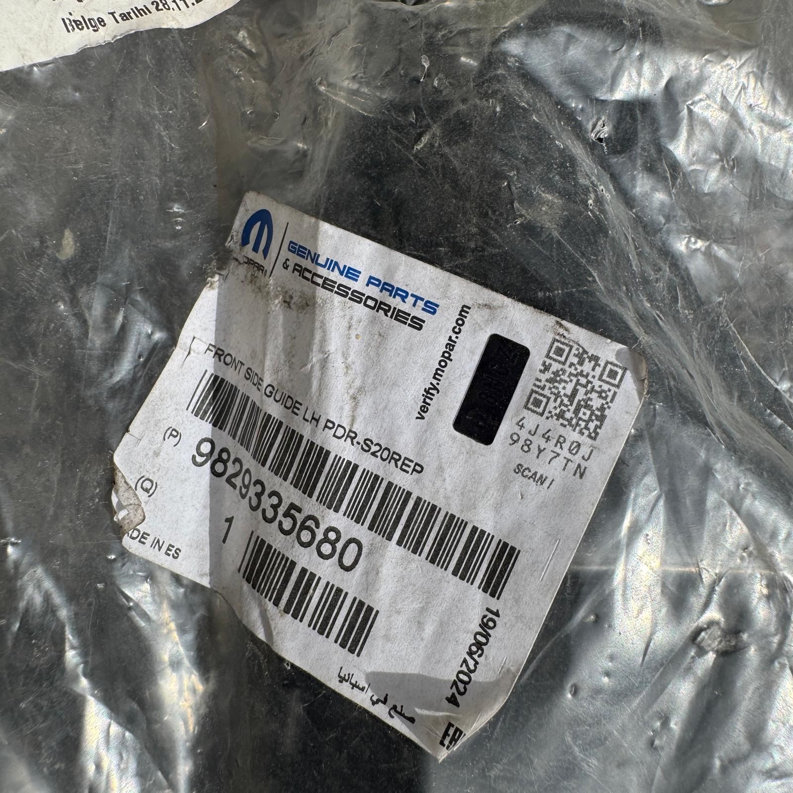 Opel Corsa F Ön Sol Tampon Braketi Orjinal Gm Marka 9829335680