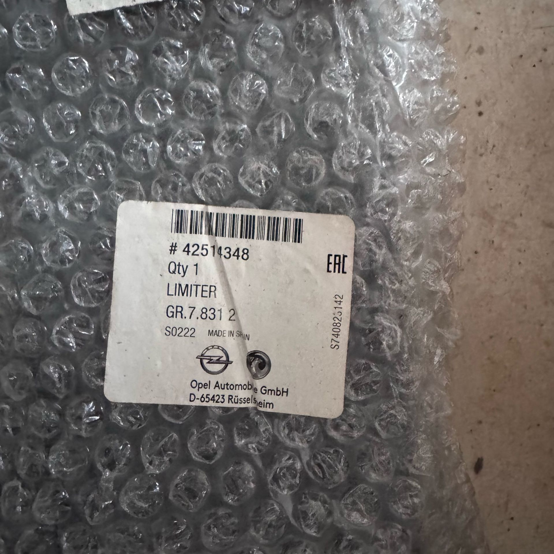 Opel Mokka Ön Tampon Demiri Orjinal Gm Marka 42514348