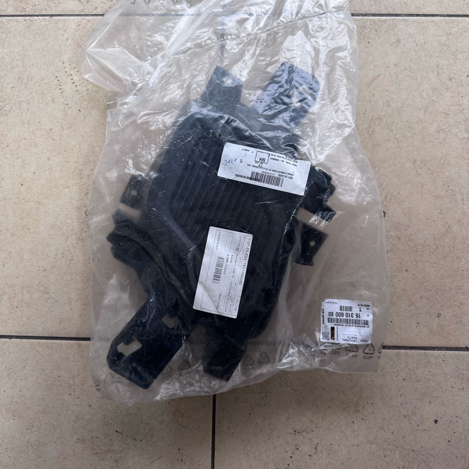 Citroen Ds 7 Arka Tampon Kapak Takımı Orjinal Gm Marka 1631060080