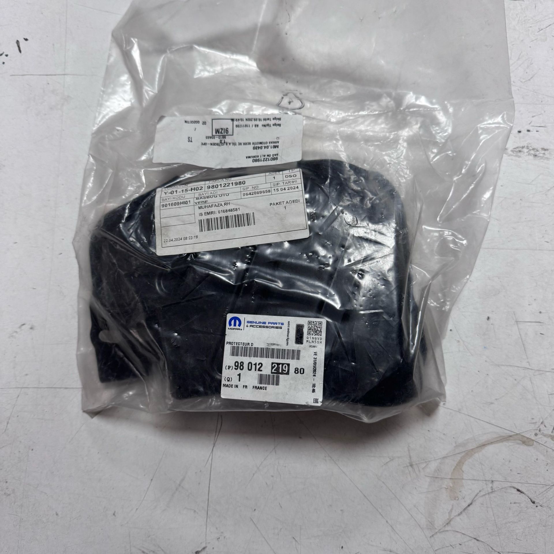 Peugeot 208 Sağ Ön Alt Koruması Orjinal Gm Marka 9801221980