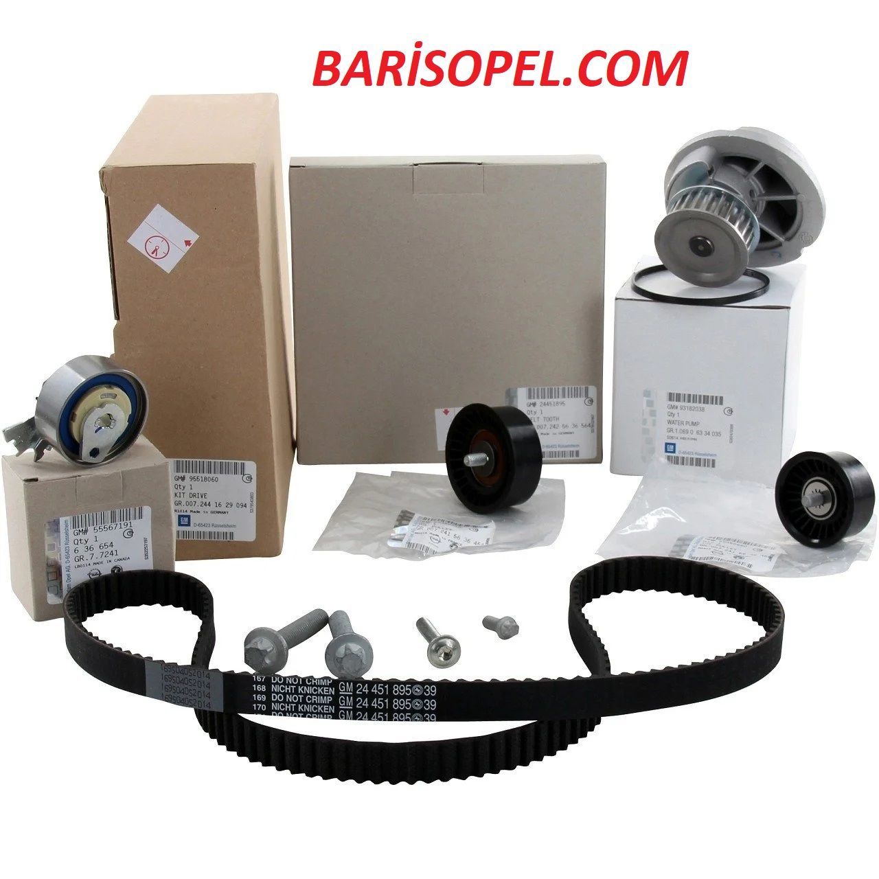 Opel Astra G 1.6/ 1.4  Benzinli Triger Seti ve Devirdaim Gm Marka