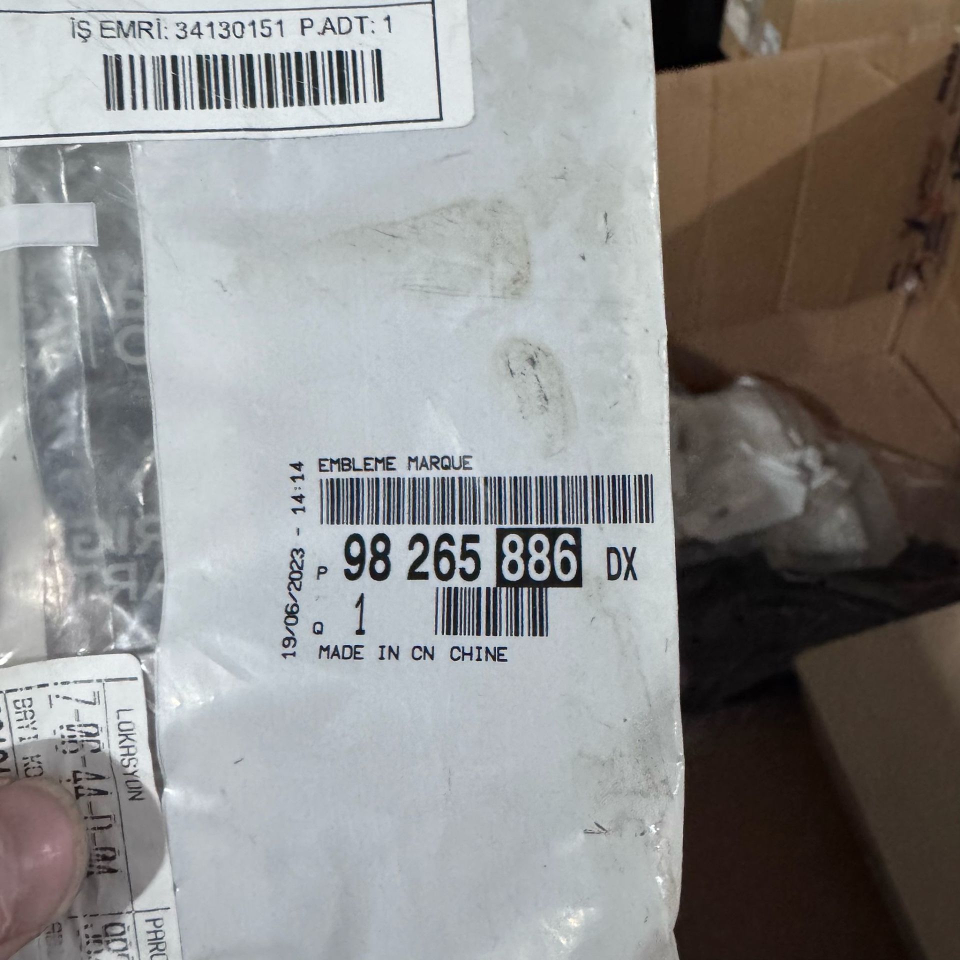 Citröen C5 Aircross Citroen Yazı Orjinal Gm Marka 98265886DX
